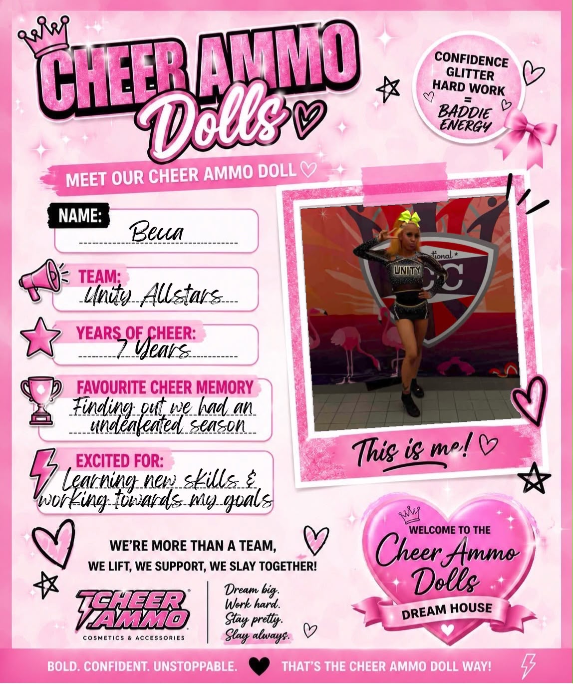 Cheer Ammo Doll: Becca