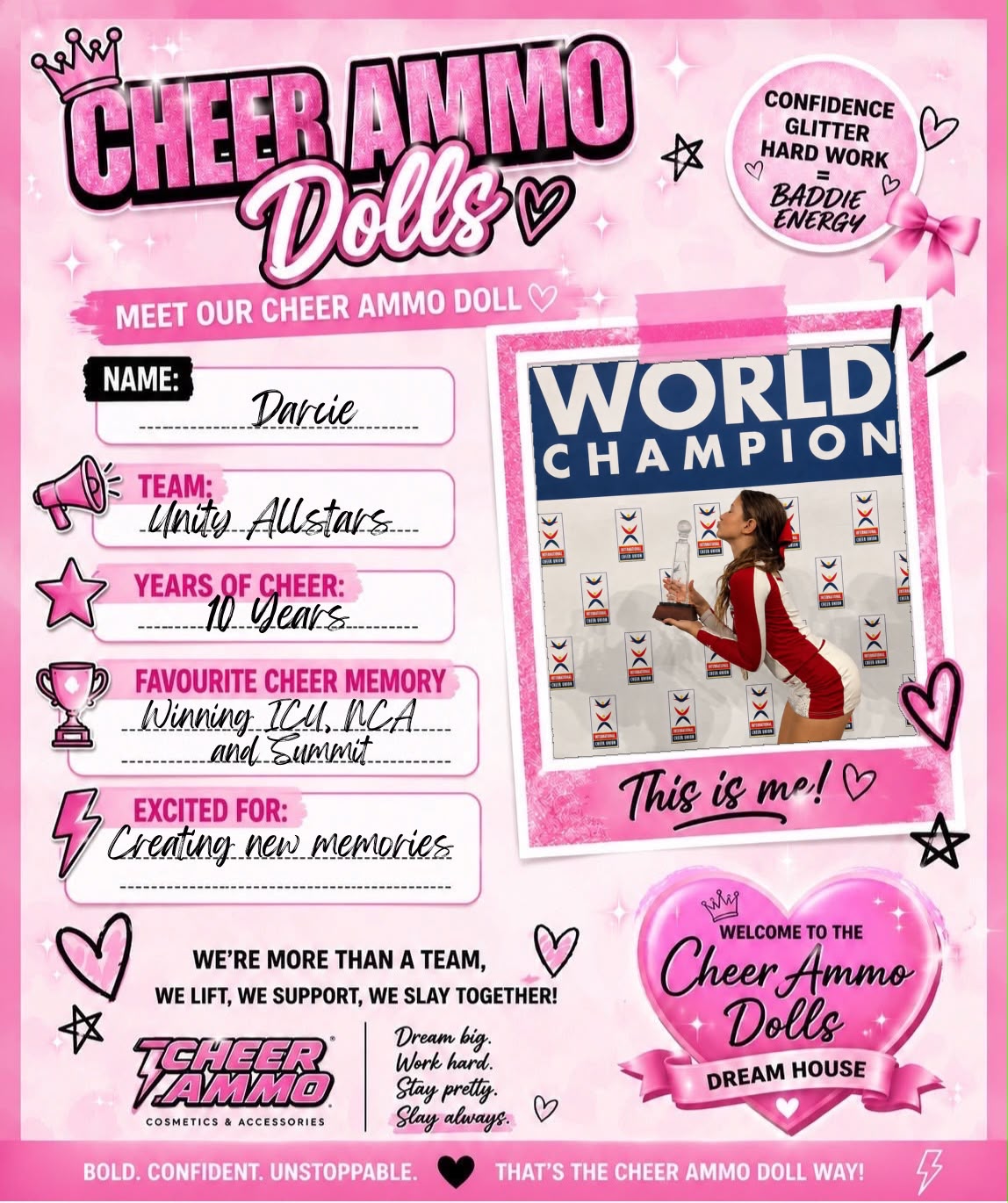 Cheer Ammo Doll: Darcie