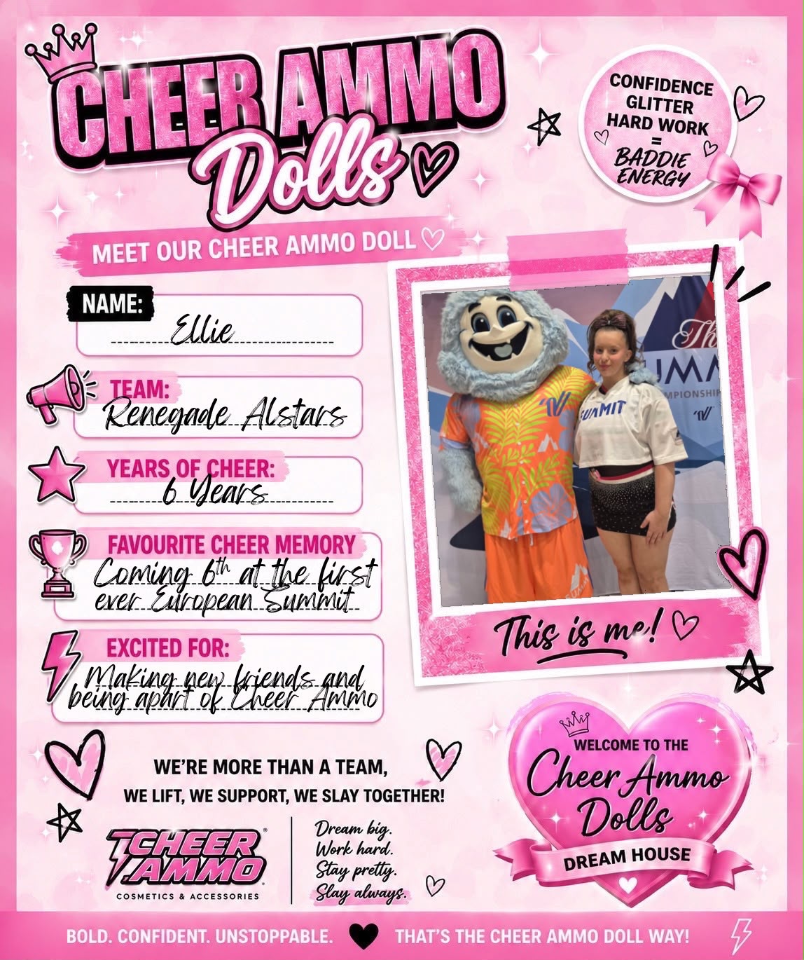 Cheer Ammo Doll: Ellie