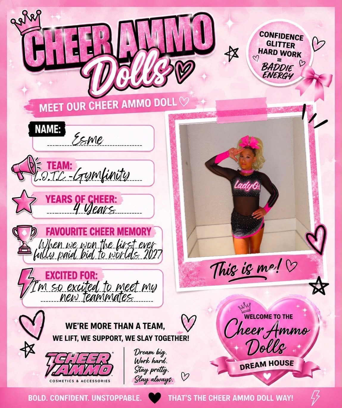 Cheer Ammo Doll: Esme