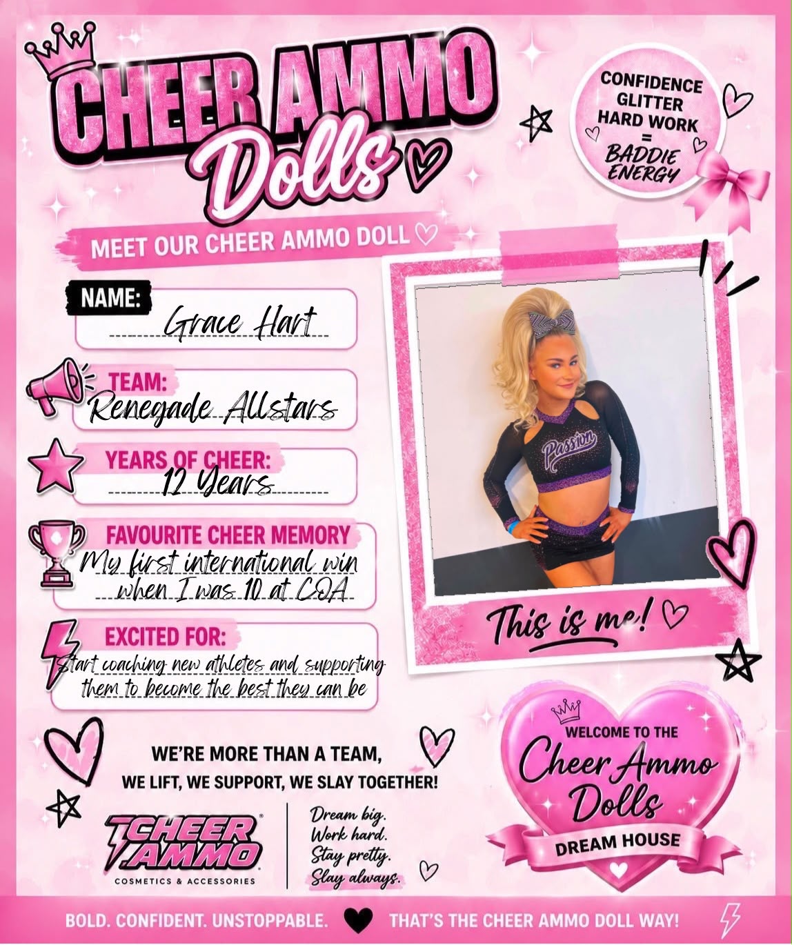 Cheer Ammo Doll: Grace