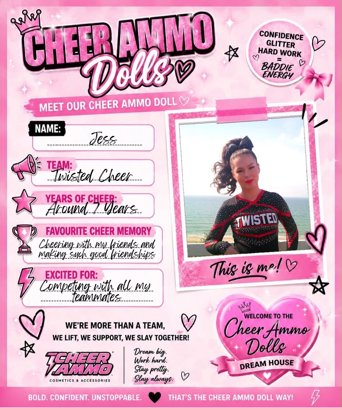 Cheer Ammo Doll: Jess