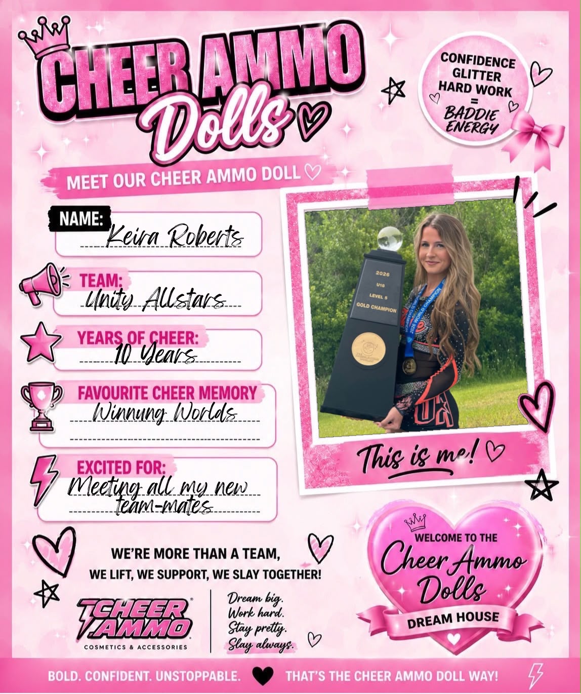 Cheer Ammo Doll: Keira