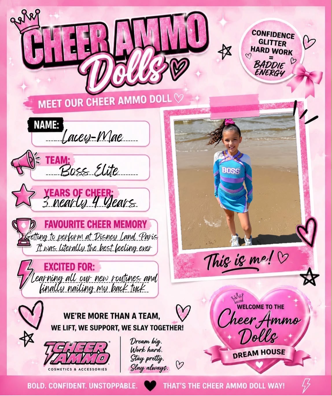 Cheer Ammo Doll: Lacey-Mae