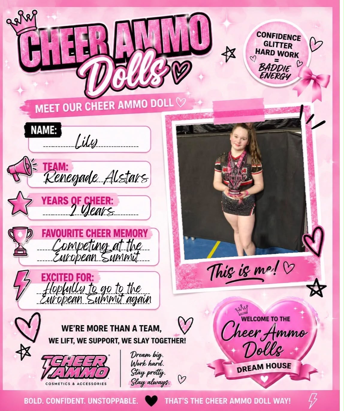 Cheer Ammo Doll: Lily