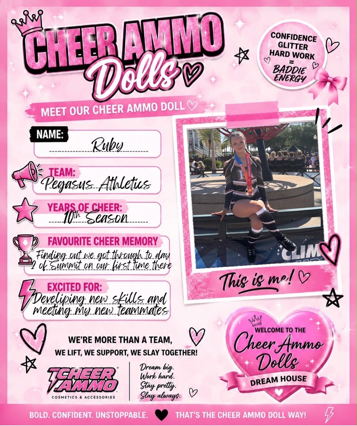 Cheer Ammo Doll: Ruby