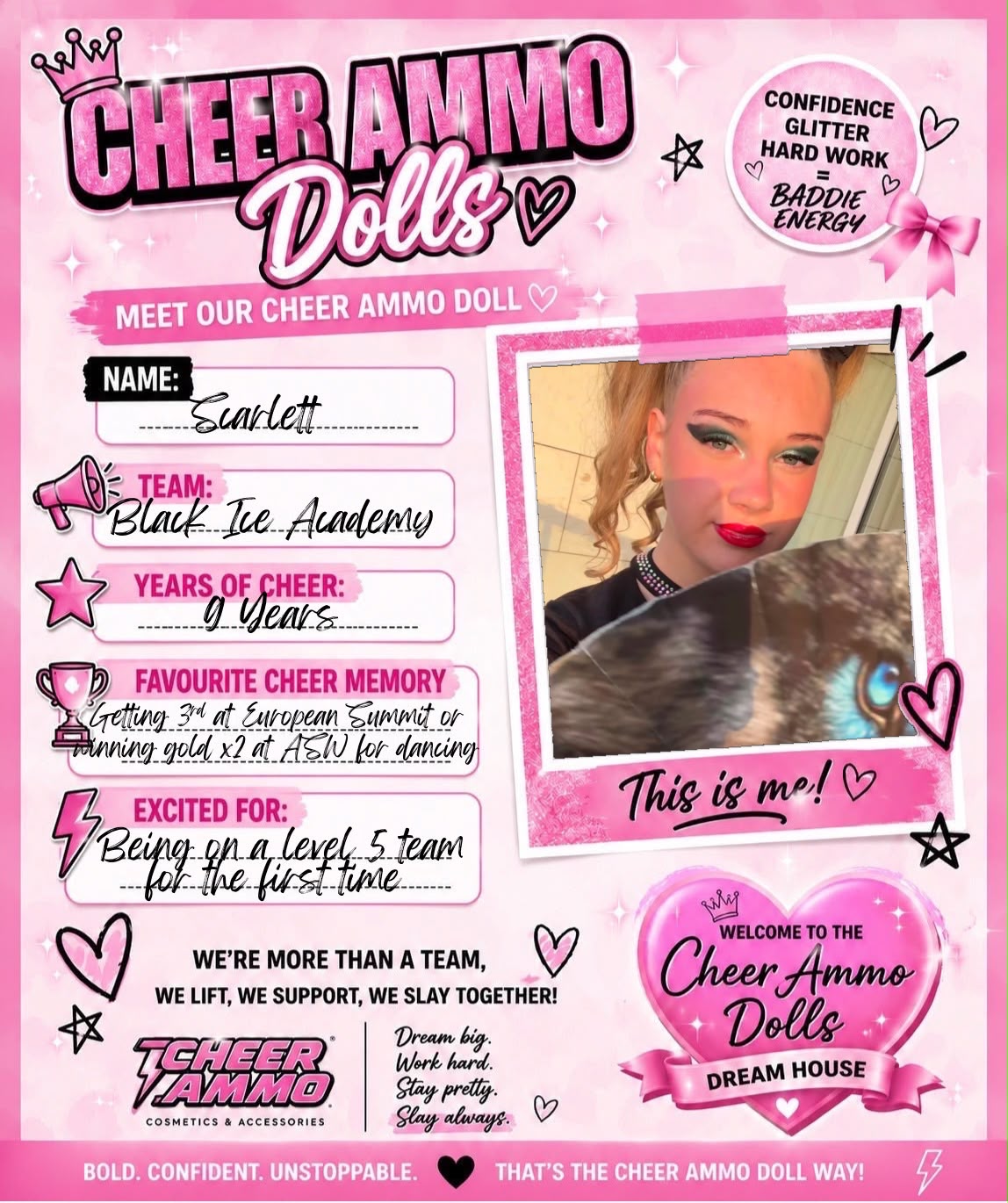 Cheer Ammo Doll: Scarlett